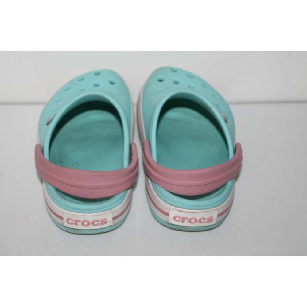 Crocs Classic Clog Shoes, Youth 1Y, Blue Pink White, Casual, Comfort - Picture 4 of 5